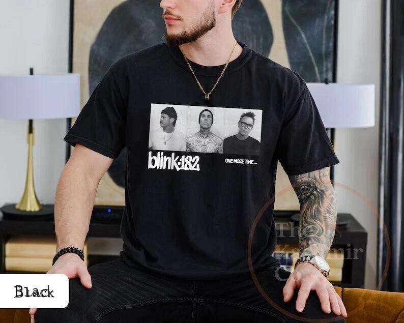 

Vintage Blink 182 One More Time Unisex Cotton Black T-Shirt Size S to 5XL Unisex T-Shirt XXL