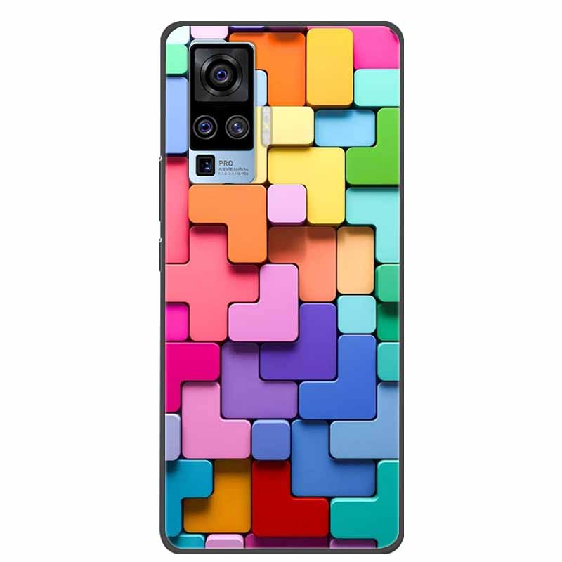 Für Vivo X50 Pro Hülle Cartoon TPU Weiches Silikon Handyhüllen für Vivo X50 Pro Plus Pro+ Abdeckung für Vivo X50 5G V2001A Süße Coque