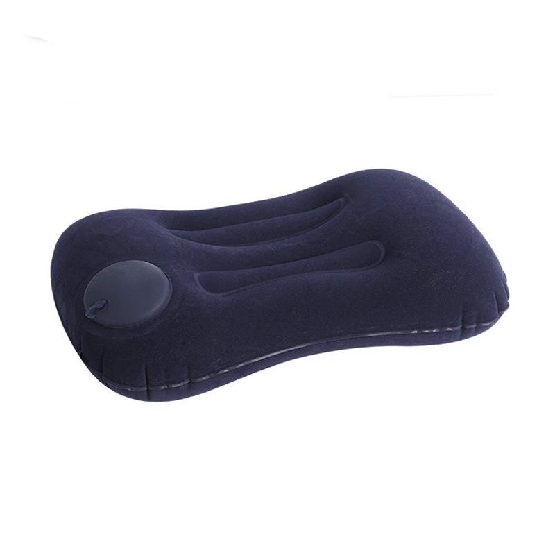 Press The Inflatable Pillow - Square Rest Pillow for Neck and Waist Protection - Travel Portable Square Pillow - Sleep Pillow - Vehicle Seat Cushion