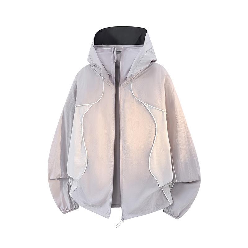 Ice Silk Sunscreen Clothing Women's 1011 Summer New UPF100 + Breathable Fashion Sunscreen Clothing Casual Light Jacket