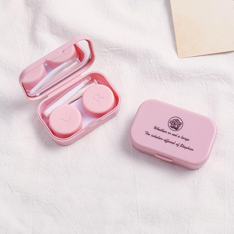 Leak-proof Contact Lens Case Portable Travel Kit for Girls High Sealing Lens Storage Box Compact Container with Mirror Tool