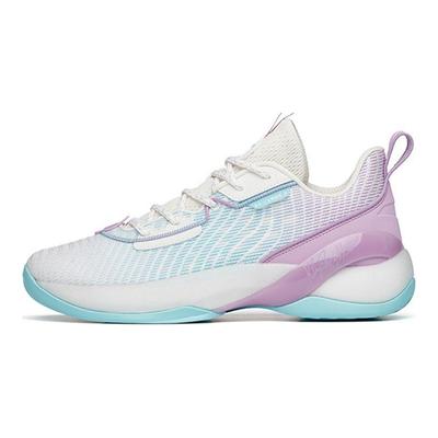 Light Cavalry 7 Wear-Resistant Breathable Low-Top Basketball Shoes Men Sneakers White Blue Purple 112221606-2