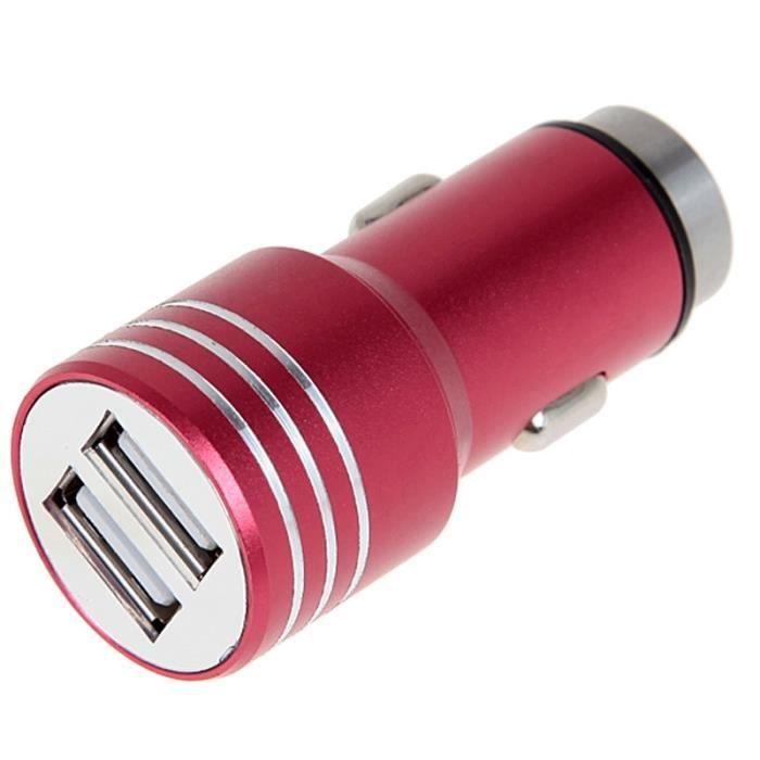 Chargeur De Voiture - HTC - KX-C001 - 2 Ports USB - 5V 4.2A - Fonction Marteau De Sécurité