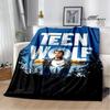 Film Teen Wolf bedruckte Decken Picknickdecke Warme Decke Weich und bequem Decke für Zuhause und Reise Bettwäsche Geburtstagsgeschenk