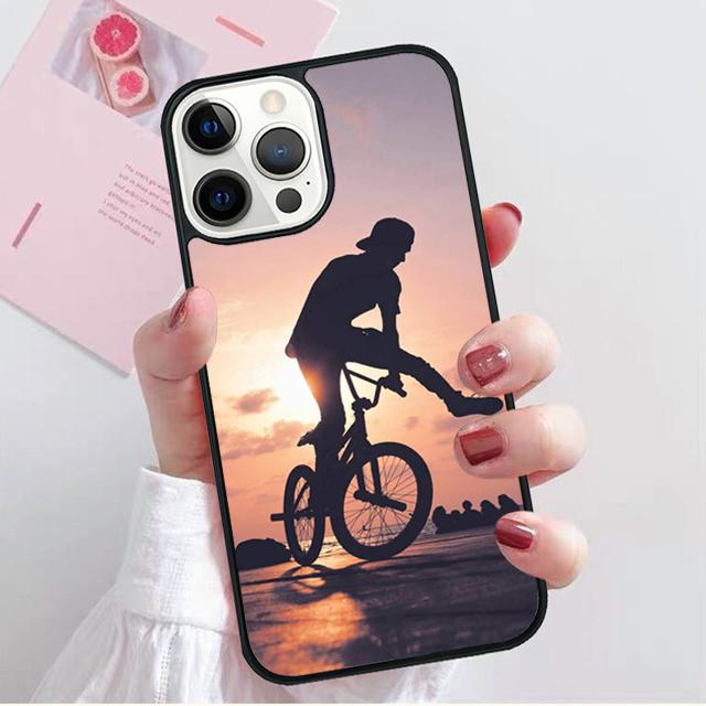 Sports Bike Cycle Coque Shell For iPhone 17 Air 15 16 14 13 12 Pro Max 11 Pro Max Plus Phone Case Cover