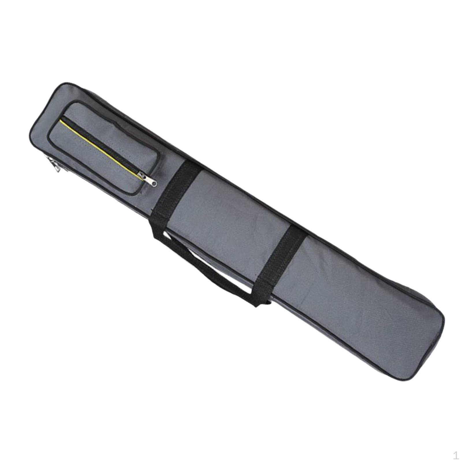 

Чехол для кия с 8 отверстиями, сумка для хранения бильярдных клюшек, ткань Оксфорд, водонепроницаемый чехол для снукера синий