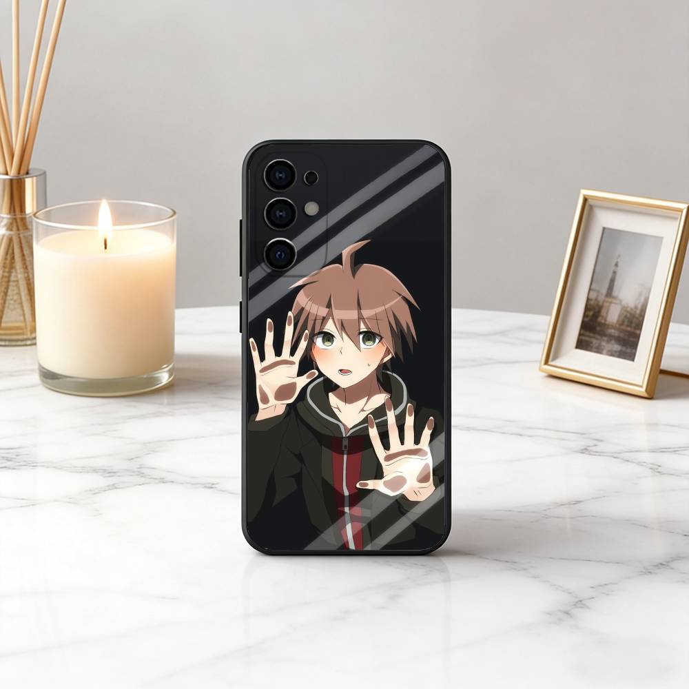 M-Makoto N-Naegi-MNES Phone Case For Samsung S25,S24,S21,S22,S23,S30,Ultra,S20,Plus,Fe,Lite,Note,10,Black Cover