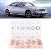 110 pcs Mixed Size Copper Washer Assortment Flat Ring Oil Brake Line Seal