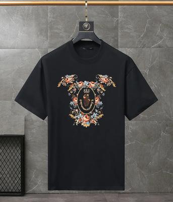 Summer Casual Short Sleeve Street Wear Luxury Letter High Quality Fashion Luxury Fashion Casual Street Graffiti Short Sleeve Loose Hip Hop Rock High-q