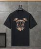 Summer Casual Short Sleeve Street Wear Luxury Letter High Quality Fashion Luxury Fashion Casual Street Graffiti Short Sleeve Loose Hip Hop Rock High-q