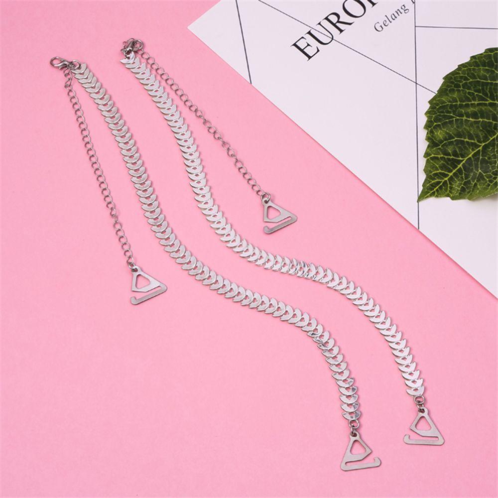 Leaves Summer Metal Chain Women Bra Belt Bra Accessories Brassiere Straps Pearl Shoulder Strap