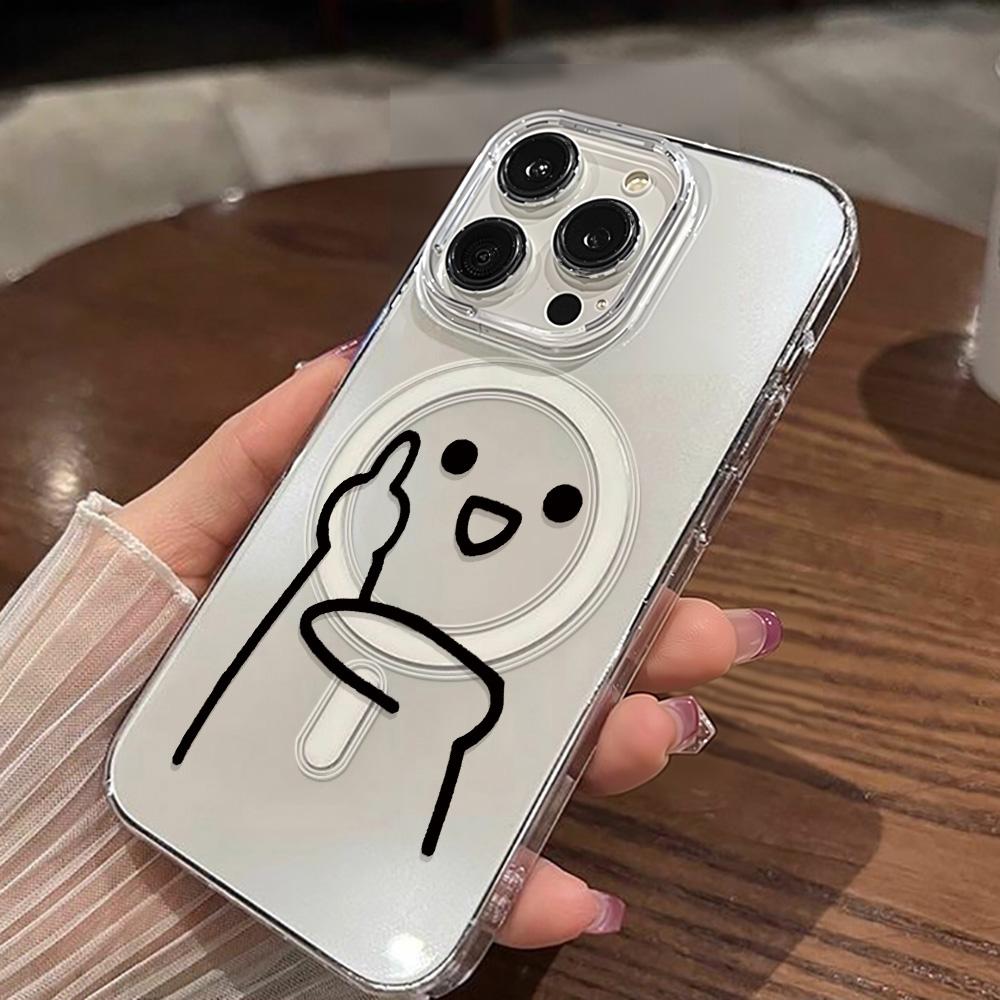 Magnetic Phone Case for iPhone 12 14 16 17 Pro 17 16 15 14 13 12 Pro Max  12 13 14 15  16 High Quality Shockproof Shell Full Protection Cute Style