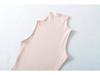 2025 Women's European & American Style High Neck Sleeveless Tank Dress - Sexy, Hip-Hugging Fit