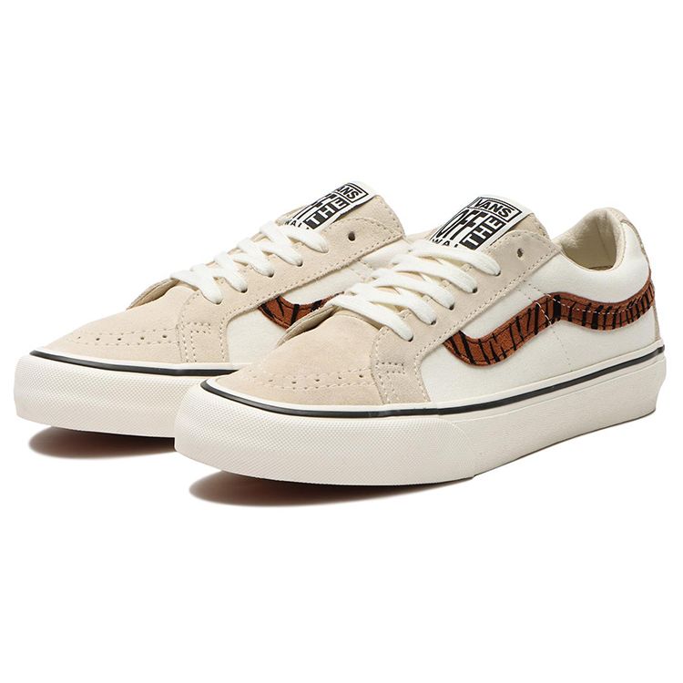 Vans Unisex Sk8-Low Reissue SF White Black VN0A4UWIA0O