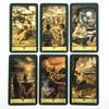 Tarot Ruso de 78 Cartas: Cartas del Tarot Tapo Cartas del Oráculo Cartas de Adivinación del Destino Cartas de Profecía Juego de Fiesta Familiar Baraja de Cartas del Tarot Folleto Guía