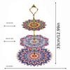 3 Tier Butterfly Home Organizer Rack DIY Diamond Kits Crystal Display Rack Kit 5D DIY Shelf Art Craft Set for Bedroom Bathroom