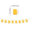 Beer Birthday Banner Beer Mug Pennant Banner for Beer Party and Birthday Wedding Party Supplies