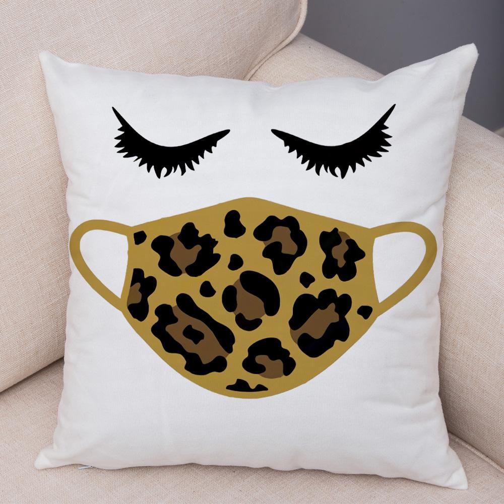 

Модная маска с принтом ресниц, наволочка, чехол для кровати, автомобиля, офиса, декоративная 40x40cm