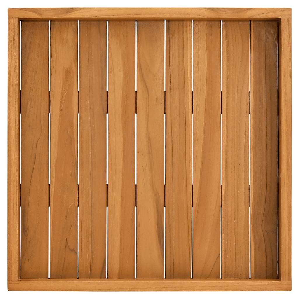 Vidaxl Taca, 50X50 Cm, Lite Drewno Tekowe