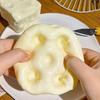 Realistisches Käse-Quetschspielzeug Großes TPR Fidget Dickes Langsam aufsteigendes Spielzeug Dekompressions-Gadget zur Stressbewältigung Tragbare Schreibtischdekoration für Kinder Erwachsene