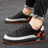 Încălțăminte de modă pentru bărbați, pantofi casual din piele, cu platformă ușoară, pantofi de bord pentru bărbați, pantofi sport în aer liber, skateboard, pantofi de tenis