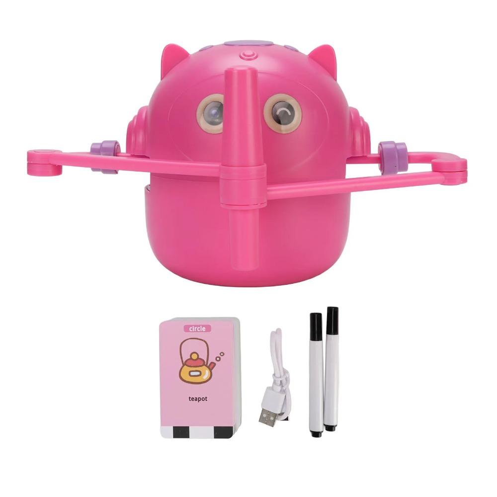 Smart Drawing Robot Educational Interactive Drawing Machine  with 2 Pens 100 Sheets Cards Educational Toy For Aged 5 and Above