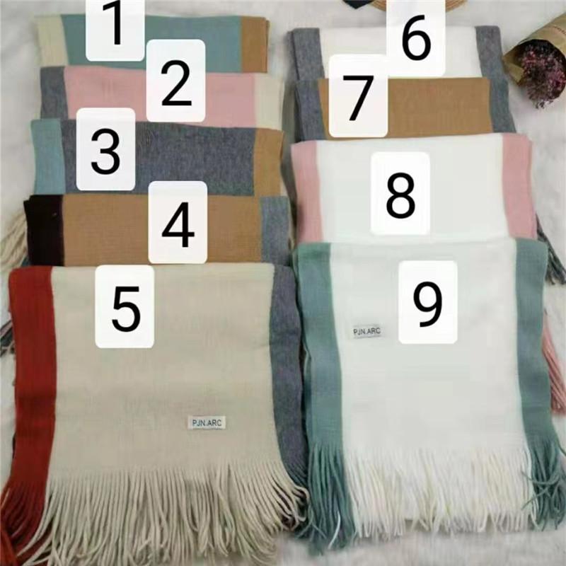 Autumn and Winter Scarf Female Korean Version Versatile Cute Student Couple Ins Girl Japanese Thick Wool Knitted Scarf Tide