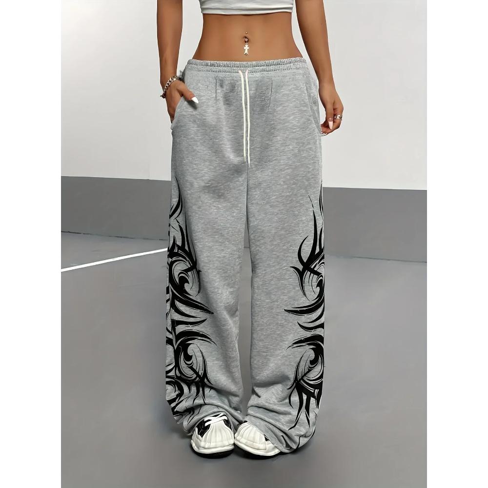 Harajuku Fashion Sweatpants Trendy Retro Casual Comfortable Durable for Men Women Running Training Pants