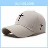 Baseball Cross Embroidery Cap Breathable Peaked Caps Outdoor Hats Fashion Gift