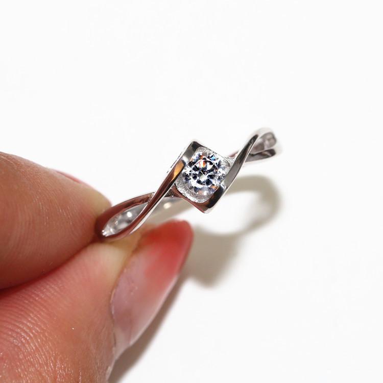 

Petite Bague En Diamant de Laboratoire Pour Femme, Plaque En Argent Véritable, Bague de Fiançailles, Matiques de Mariage, luxe, Femme, 925