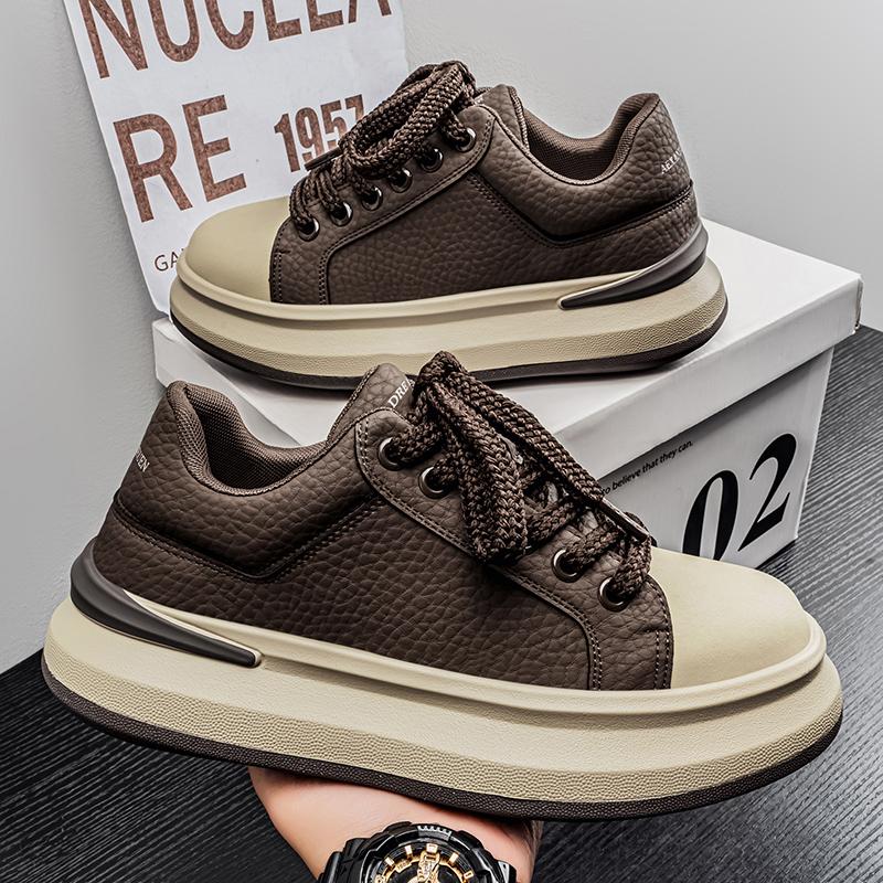 

Мужские кроссовки на толстой подошве в корейском стиле модные, простые, универсальные, удобные и подходят для ежедневных поездок на работу. 40