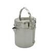 Draagbare Buiten Kampeer Kookgerei 1L Roestvrijstalen Kookketel Kampeerpan Set Backpacking Pan Picknick
