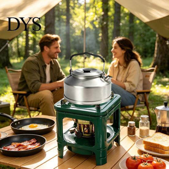 Campingausrüstung Tragbarer Petroleumkocher für Camping, 8-Docht Notfall-Campheizung, Keine Stromheizung Leichter Ofen Brenner Outdoor Wandern
