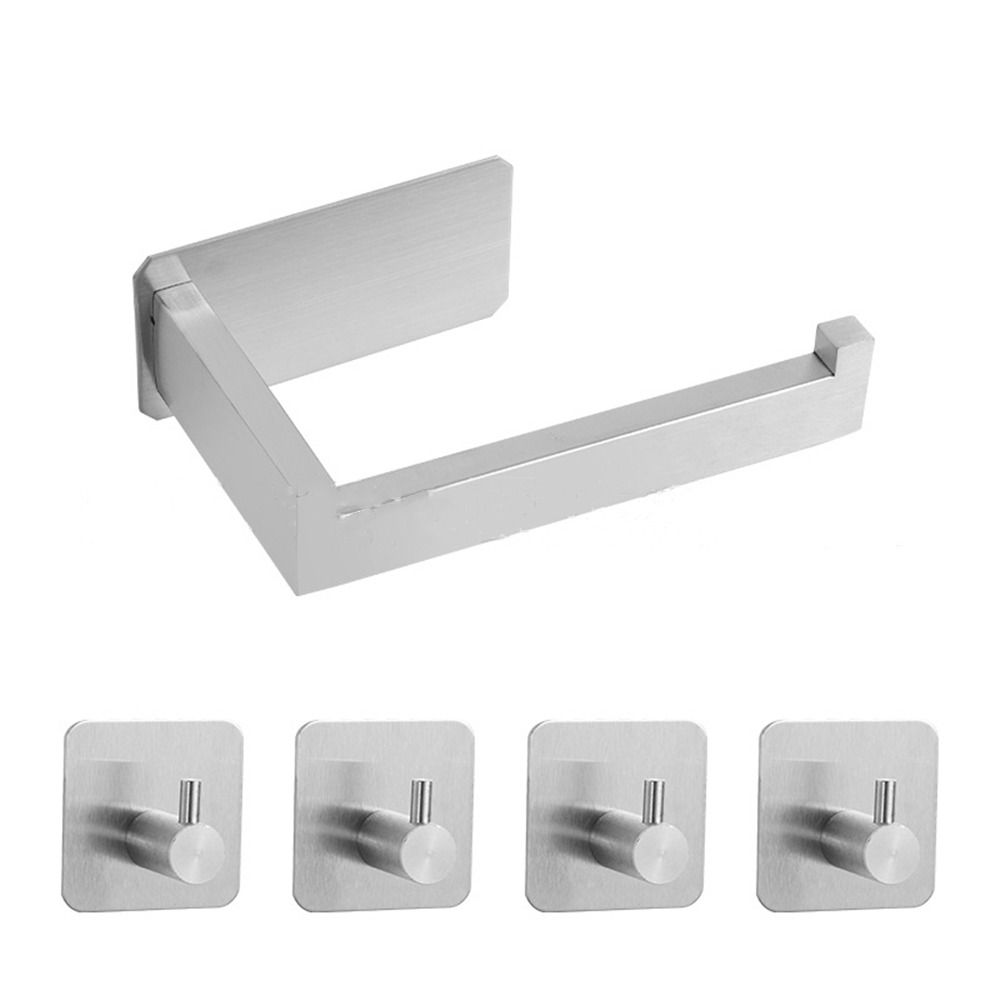 

Полка для туалетной бумаги из матового никеля Держатель для полотенец из нержавеющей стали Держатель для туалетной бумаги Офис, Ванная комната