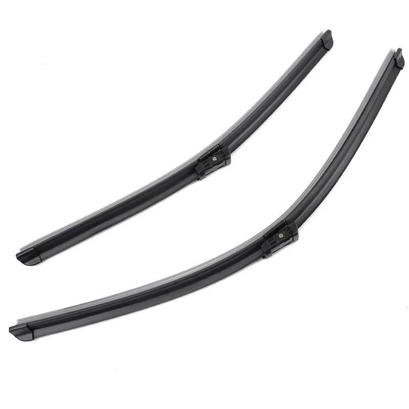 26"+18" Push Button Frameless Front Wiper Blades for Skoda Karoq 2017-2023, Skoda Kodiaq, VW Tiguan AD1, Seat Ateca, Skoda Octavia NX