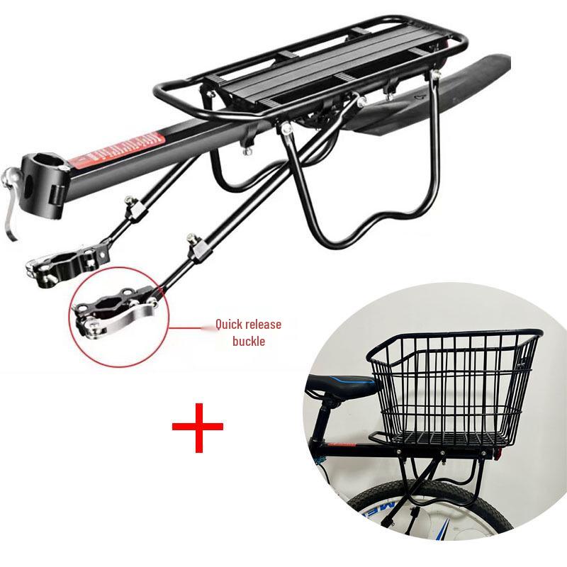 Universal Rear Luggage Rack for Mountain Bikes and Children's Seats