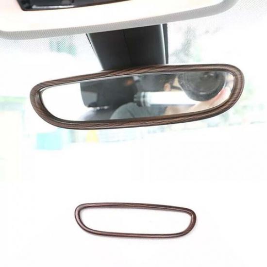15- Rearview Mirror Frame Wood Grain Middle Console For BMW 2 Series Touring
