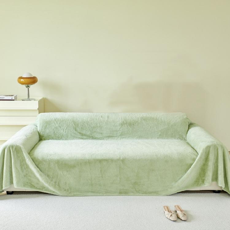 Comfort Enhancing Plush Sofa Towel,Easy Cleaning  Couch Cover Soft Furnitures Cover for Everyday Use Sofa Protection
