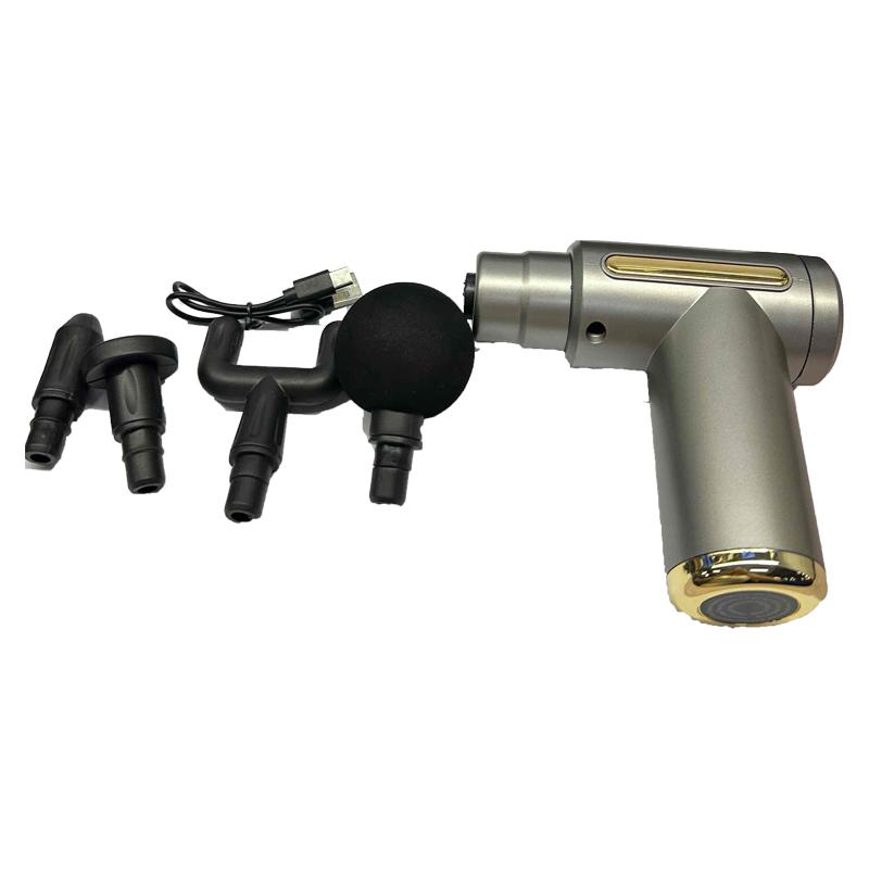 Fascial Massage Gun Electric Massager Powerful Mini Deep Tissue Massage Gun for Muscle Recovery Pain Relief with 4 Attachments