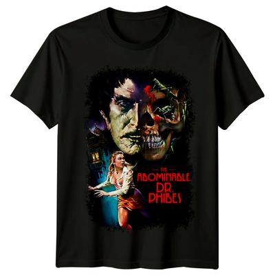 El abominable Dr. Phibes (1971) Camiseta Inspirada en Póster de Película Retro Años 80