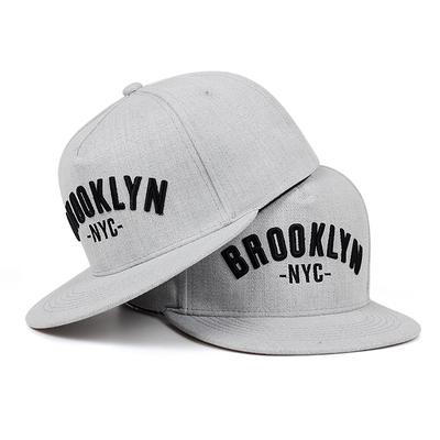 Berretto da baseball ricamato Summer Brooklyn Cappello da uomo e da donna Cappello piatto per sport all'aria aperta