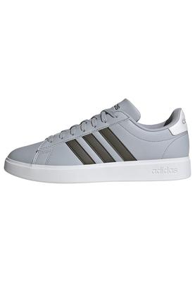 Grand Court Unisex Adult Sneakers LIT49 Halo White Cm 2.0 Silver/Shadow Olive/Footwear (ID4468) 25.0