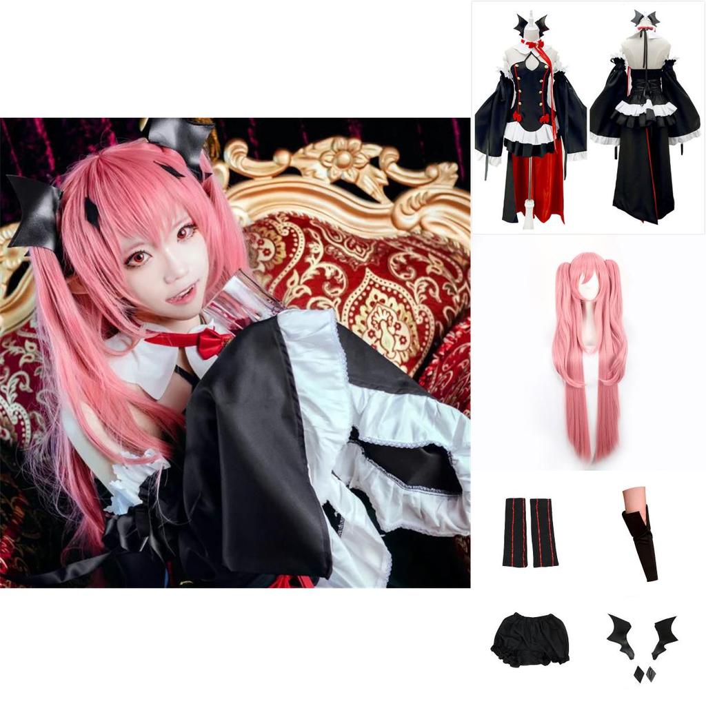 Exquisite Seraph Of The End Krul Tepes Dress Costume Suit For Halloween Celebrations