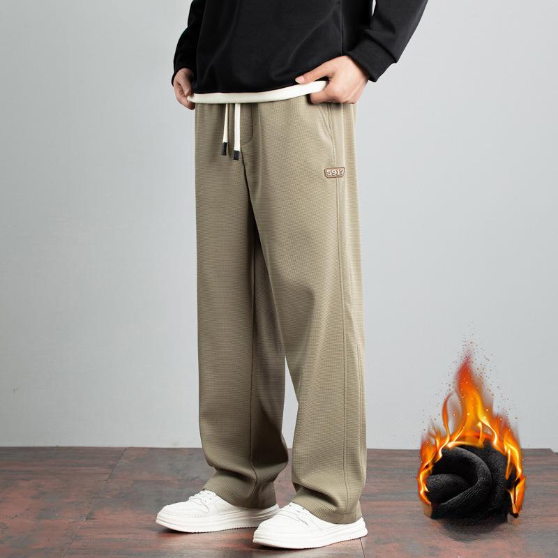 Stilvolle und einfache Gesundheitshose Herren Locker geschnittene gerade Jogginghose Weitbeinige Freizeithose