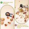 Nutcracker Pecan Nut Cracker Walnut Plier Opener Tool with Non-slip Handle Hazelnut Plier Nut Clip