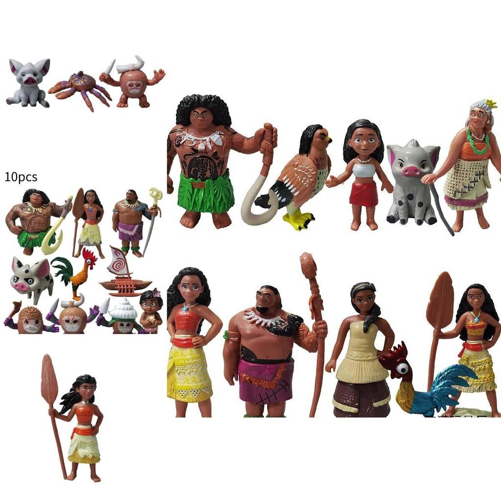 Adorable Moana Princess Collectible Figures Set Ideal For Display And Creative Crafts