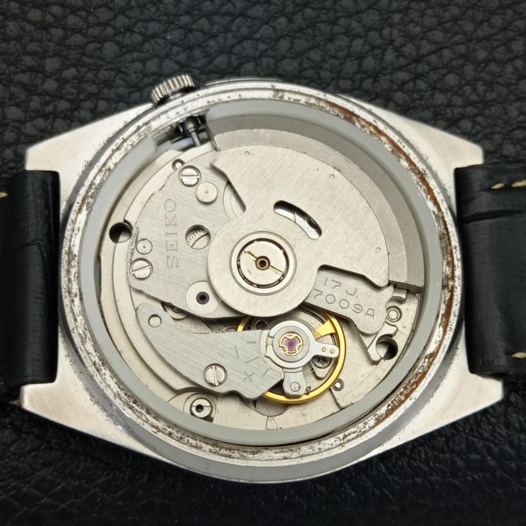 JAPAN VINTAGE SEIKO 5 AUTOMATIC 7009A MENS ORIGINAL DIAL WATCH A702378-5 R124-a702378