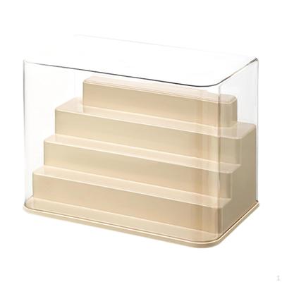 Figurenvitrine Kleine Vitrine Transparent Staubdicht Stapelbar Heimaufbewahrung Puppenbox für