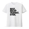 Best Receptionist Ever T Shirt for Secretaries Day Item 1120 Vintage Washed Versatile Graphic Designer Clothes Soft Streetwear