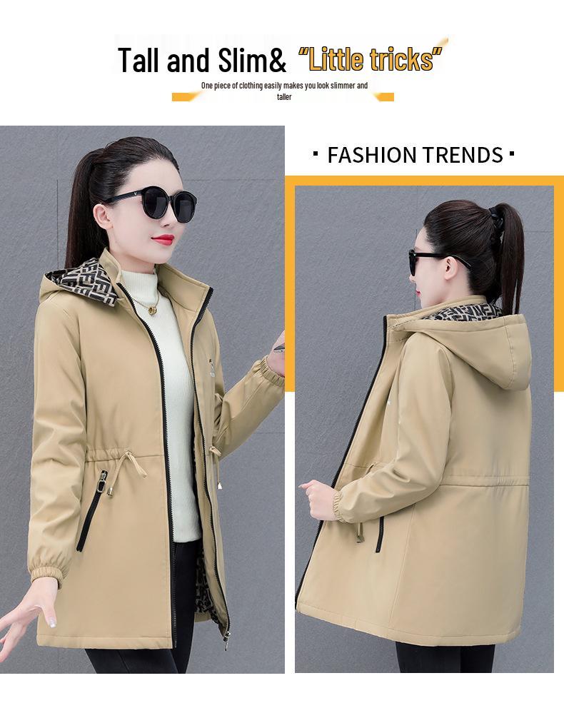 Women's Loose Fit Quilted Jacket - Winter 2025 Mid-Length Plus Size Casual Cotton Coat